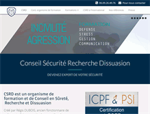 Tablet Screenshot of conseil-srd.net